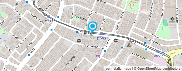 מפת הגעה אל ד"ר יבלונסקי מיכאל