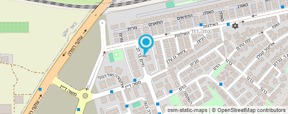 מפת הגעה אל מספרת חיים ושרי