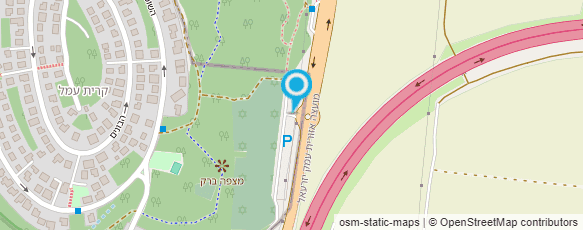 מפת הגעה אל בית עלמין אזרחי מנוחה נכונה קרית-טבעון