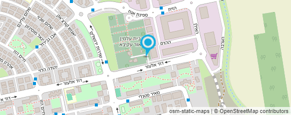 מפת הגעה אל בית עלמין אור עקיבא