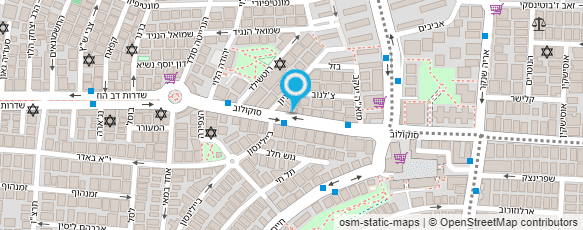 מפת הגעה אל עיני יוסף