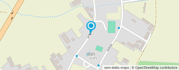 מפת הגעה אל בריכת חגור