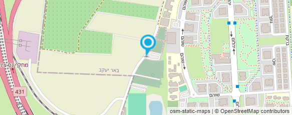 מפת הגעה אל בית עלמין באר יעקב