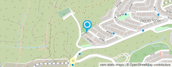 מפת הגעה אל בית עלמין אלפי מנשה