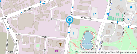 מפת הגעה אל פ.א שמאות מקרקעין - פנחס ארגוב