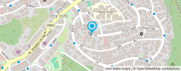 מפת הגעה אל רויטל גבות עיצוב ושיקום גבות