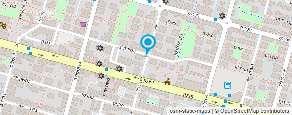 מפת הגעה אל מספרת שמעונס