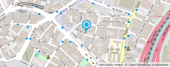 מפת הגעה אל עו"ד הרצברג ישראל