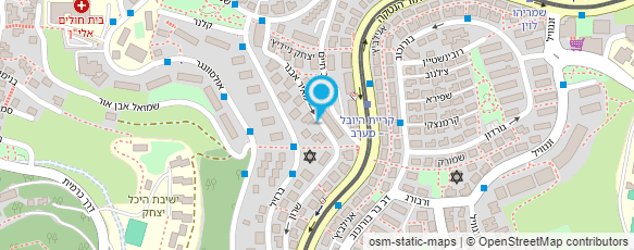 מפת הגעה אל אסף זיידנבאום - מדריך טיולים