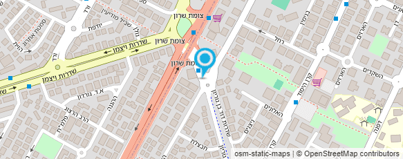 מפת הגעה אל מרכז לנחירות והפסקות נשימה