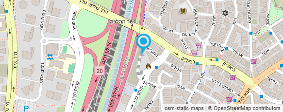 מפת הגעה אל עו"ד לנדאו שחר משרד עורכי דין