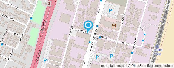 מפת הגעה אל הראל תעשיות רהיטים