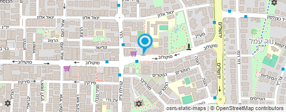 מפת הגעה אל נתן - המרכז הישראלי לסיעוד בריאות ורווחה בע"מ