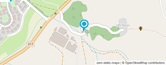 מפת הגעה אל בית עלמין אזורי הר חברון