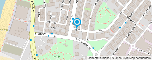 מפת הגעה אל שמוליק טל עיצוב שיער