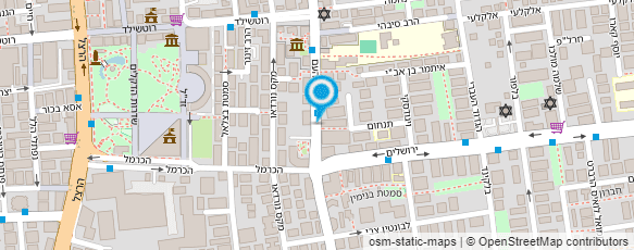 מפת הגעה אל מספרת מזרחי עוזי