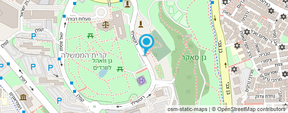 מפת הגעה אל בית העלמין שייח' באדר גבעת-רם ירושלים