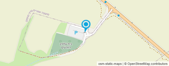 מפת הגעה אל בית עלמין (חדש) טבריה