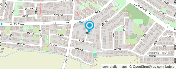 מפת הגעה אל כתר עבודות מתכת