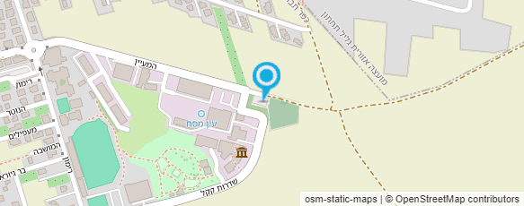 מפת הגעה אל בית עלמין כפר תבור