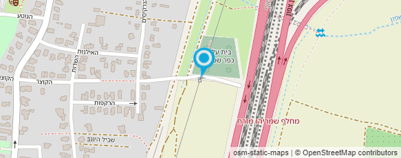 מפת הגעה אל בית עלמין כפר שמריהו