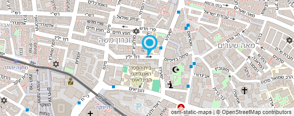 מפת הגעה אל מספרת יוני הספר