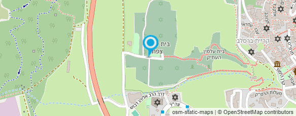 מפת הגעה אל בית עלמין צפת