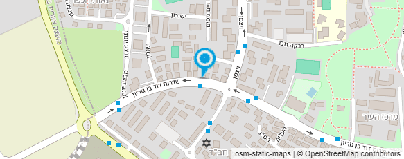 מפת הגעה אל מוטי חסנו-איטום וזיפות גגות