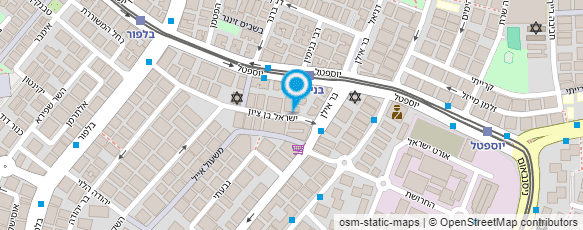 מפת הגעה אל מספרת אביאור