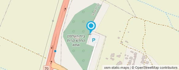 מפת הגעה אל בית עלמין (חדש) קרית אתא