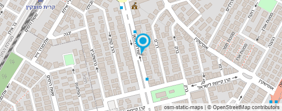 מפת הגעה אל חברה קדישא קריית מוצקין