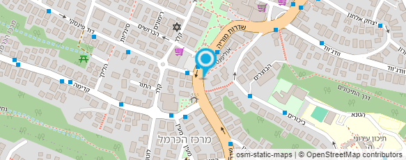 מפת הגעה אל מספרת אטיאס שמעון