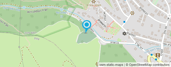 מפת הגעה אל בית עלמין ראש פינה