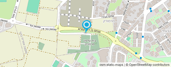 מפת הגעה אל בית עלמין מרמורק רחובות