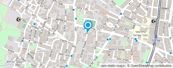 מפת הגעה אל מסגריית יעקוב יפו