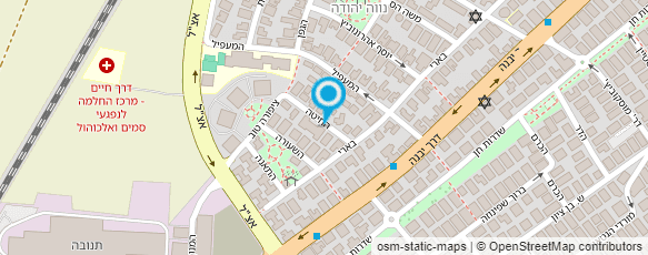 מפת הגעה אל יוגה טרוולס - Yoga Travels