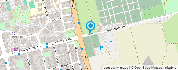 מפת הגעה אל בית עלמין צבאי רחובות