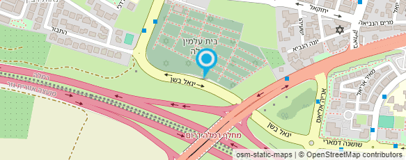 מפת הגעה אל בית עלמין חדש רמלה