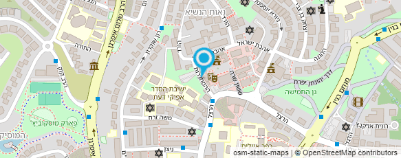 מפת הגעה אל מועצה דתית שדרות