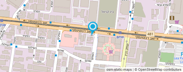 מפת הגעה אל קפה הקוביה