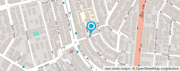 מפת הגעה אל מספרת אהרון כהן