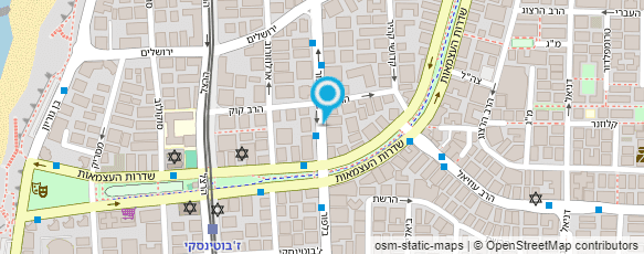 מפת הגעה אל תכשיטי מעצב - פוסייב אלי