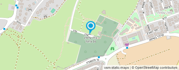 מפת הגעה אל בית עלמין נס-ציונה