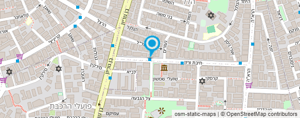 מפת הגעה אל עו"ד לבנור מרדכי