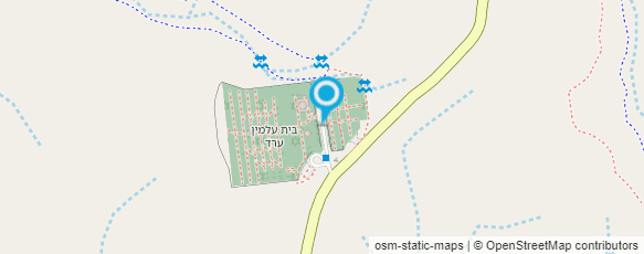 מפת הגעה אל בית עלמין ערד