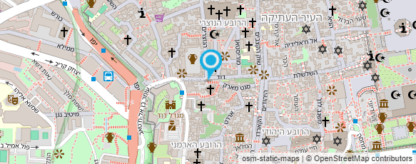 מפת הגעה אל דניאל מעצב אופנה