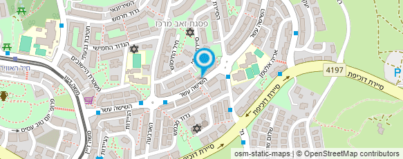 מפת הגעה אל ניסים סבן עיצוב שיער