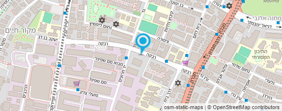 מפת הגעה אל הברקה ניקיון ואחזקה 2007