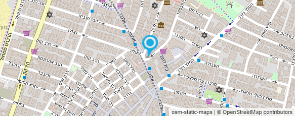 מפת הגעה אל ורד תורגמן עיצוב שיער