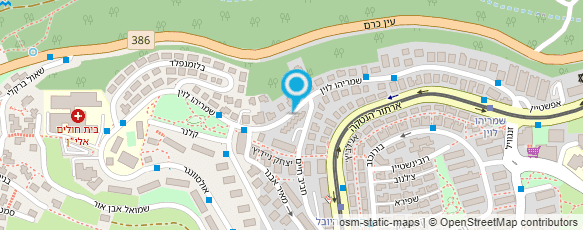 מפת הגעה אל תזמורת הבארוק ירושלים